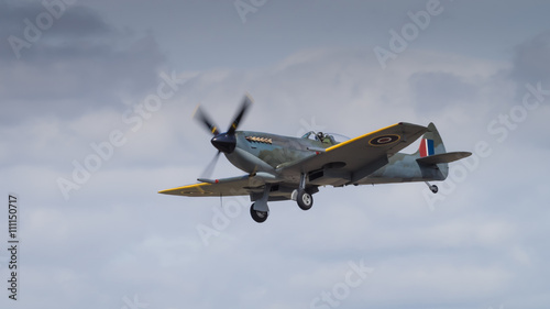 Fotografía Vintage Spitfire fighter aircraft