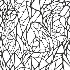 Wall Mural - Seamless pattern with doodle ornament