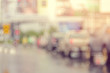© tonktiti - Blur traffic road with bokeh light abstract background.