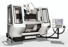 CNC Maschine Mit Control Panel, Freigestellt