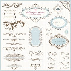 Wall Mural - ornate motifs and calligraphic design elements