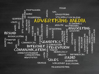 Wall Mural - Advertising media