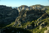 Fototapeta Natura - Meteora Monasteries Landscape, Greece
