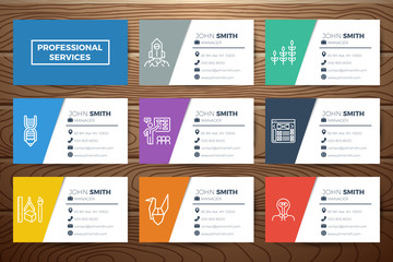 Business name card template