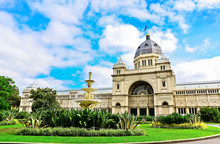 View Of The Royal Exhibition Building In Melbourne, Australia.