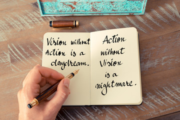 Wall Mural - handwritten quote as inspirational concept image