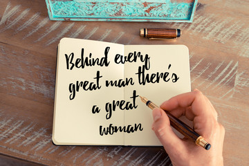 Wall Mural - handwritten quote as inspirational concept image