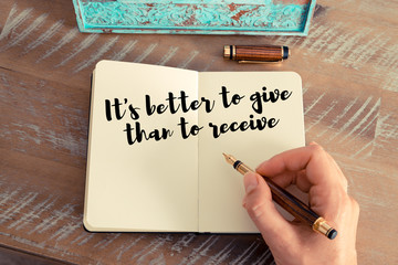 Wall Mural - handwritten quote as inspirational concept image