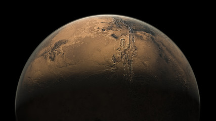 Wall Mural - mars planet solar system 3d render