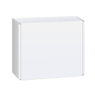 White Package Box Opened. For electronic device