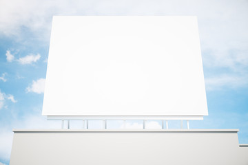 Fototapete - Blank commercial billboard