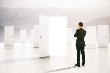 Aufkleber - Success concept with businessman