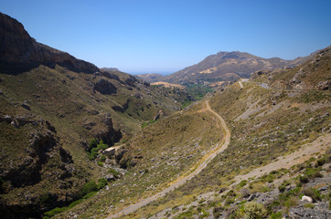 Poster - Hills on Crete island, Greece