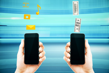 Aufkleber - Mobile marketing smart phones