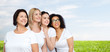 © Syda Productions - group of happy different women in white t-shirts