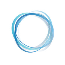Vector Blue Rings Background