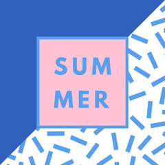 Aufkleber - Summer hipster boho background