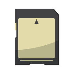Poster - Memory card  icon, cartoon style