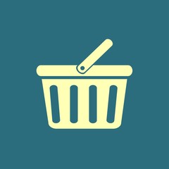 Wall Mural - Shopping basket icon