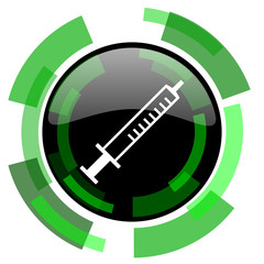 Poster - medicine icon, green modern design isolated button, web and mobile app design illustration