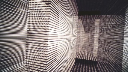 Data Storm 0579: Traveling through a labyrinth of digital data (Loop).
