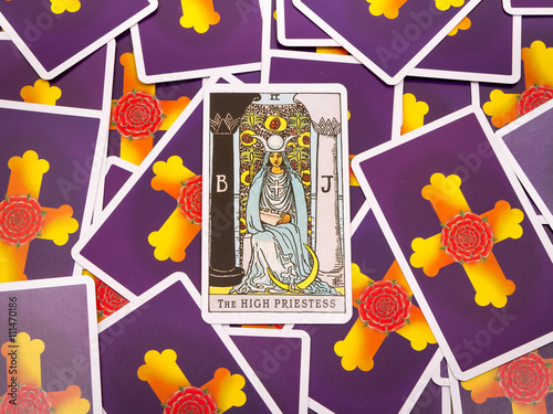 Cuadros en Lienzo Tarot cards Tarot, the high priestess card