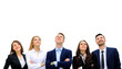 © ASDF - portrait of many men and women smiling and looking upwards