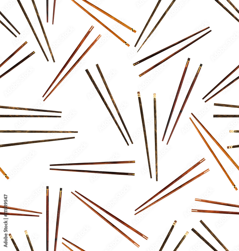Chopsticks seamless pattern Stock Photo | Adobe Stock
