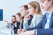 © Photographee.eu - Focus businesspeople on a meeting
