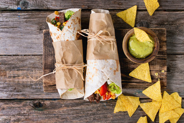 Tortillas and nachos