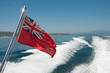 The red ensign - civilian flag for british registered ships