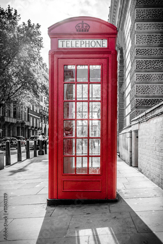 Fototapeta do kuchni london phonebooth