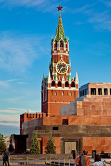 Wall Mural - Spasskaya tower on Red square