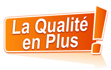 Canvas Print - la qualité en plus sur étiquette orange