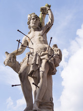 Statue Of Saint Sebastian, Cieblice, Poland