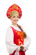 © stas_80 - beautiful smiling russian girl in folk costume