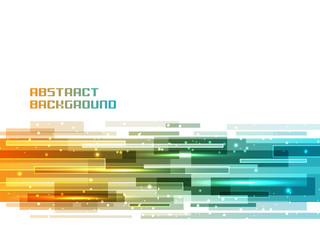 Poster - abstract shiny lines background.