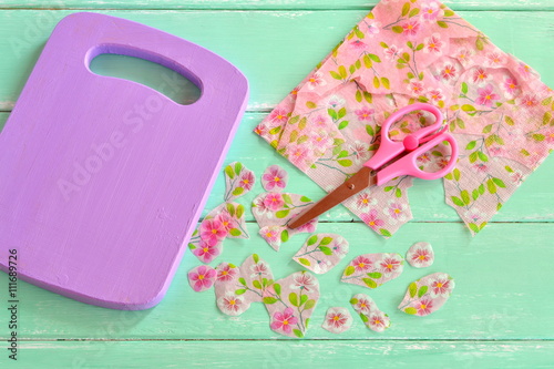 Painted Wooden Cutting Board Decor Items Modeling Board Wooden