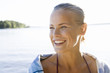 © Johnér - A woman by the sea in the archipelago of Stockholm, Sweden.