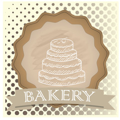 Wall Mural - Bakery icon