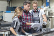 © Atelier 211 - young apprentice with professional metallurgist
