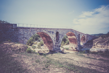 Canvas Print - Julien bridge in Provence, France