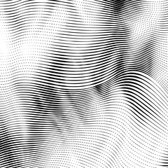 Poster - Abstract woodcut styled background