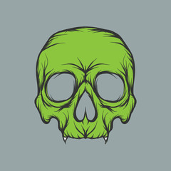 Canvas Print - Skull logo