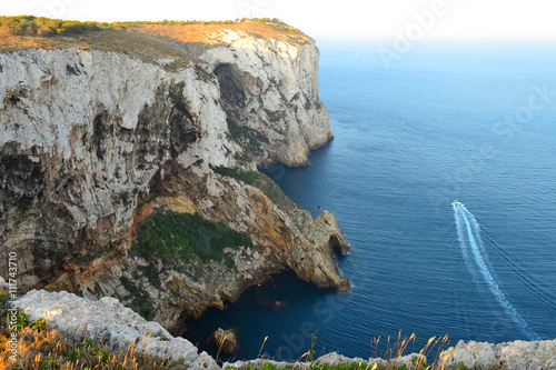 Fotografie, Tablou Antonio cliff in Javea, Valencia, Spain