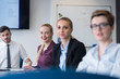 © .shock - young business people group on team meeting at modern office