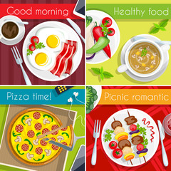 Sticker - Food Icon Set