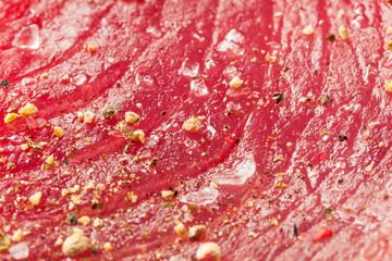 Poster - Raw Organic Pink Tuna Steak