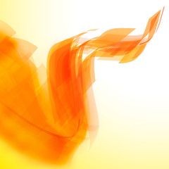 Poster - Vector spiral card with blurred edge