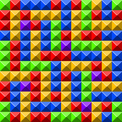 Poster - Pyramid tiles pattern